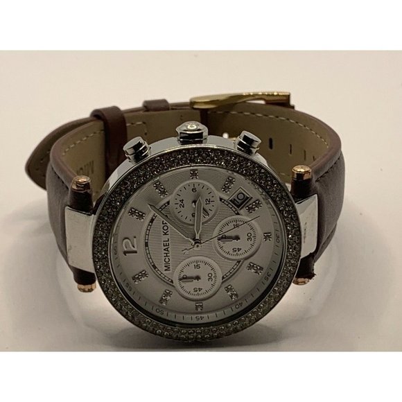 Michael Kors MK5353 Women\'s Brown Leather Analog S main image 11